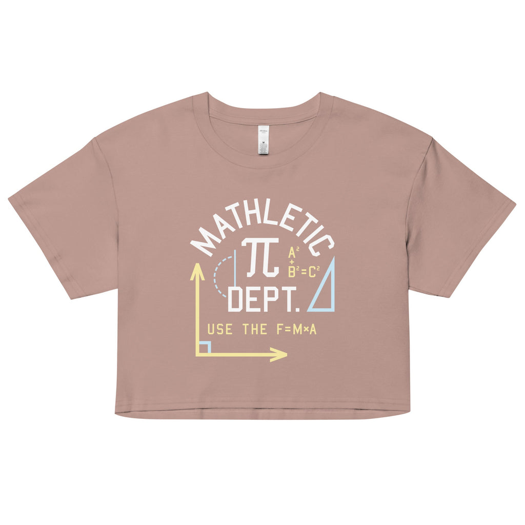 Mathletic Dept Women's Crop Tee
