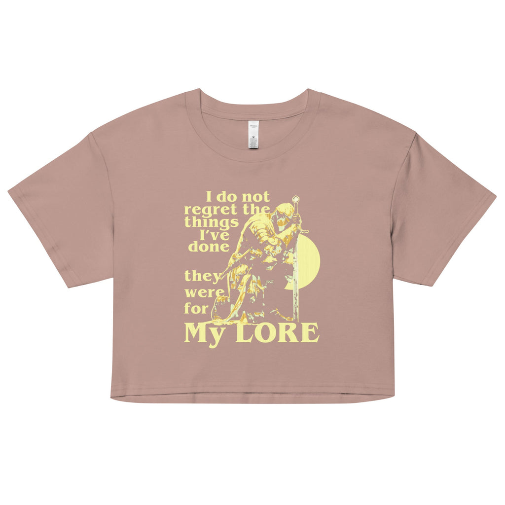 They Were For My Lore Women's Crop Tee
