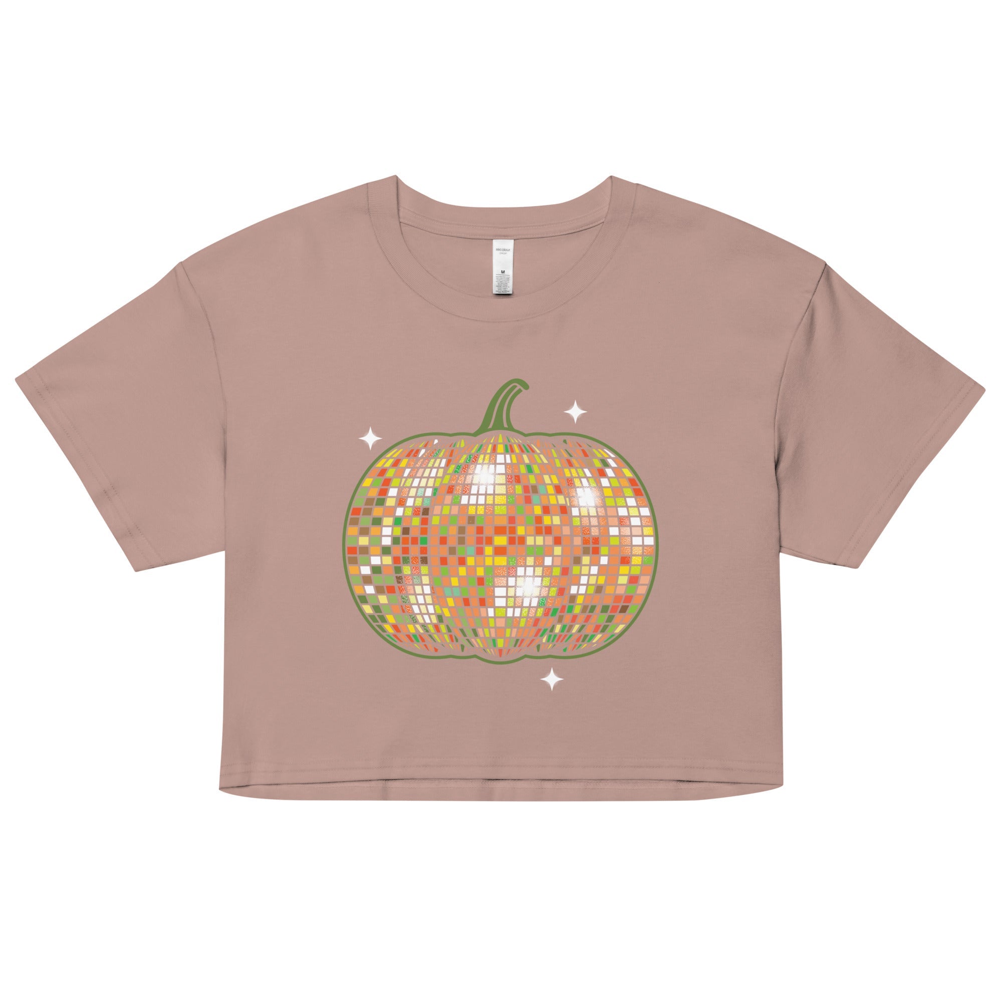 Disco Pumpkin Women's Crop Tee