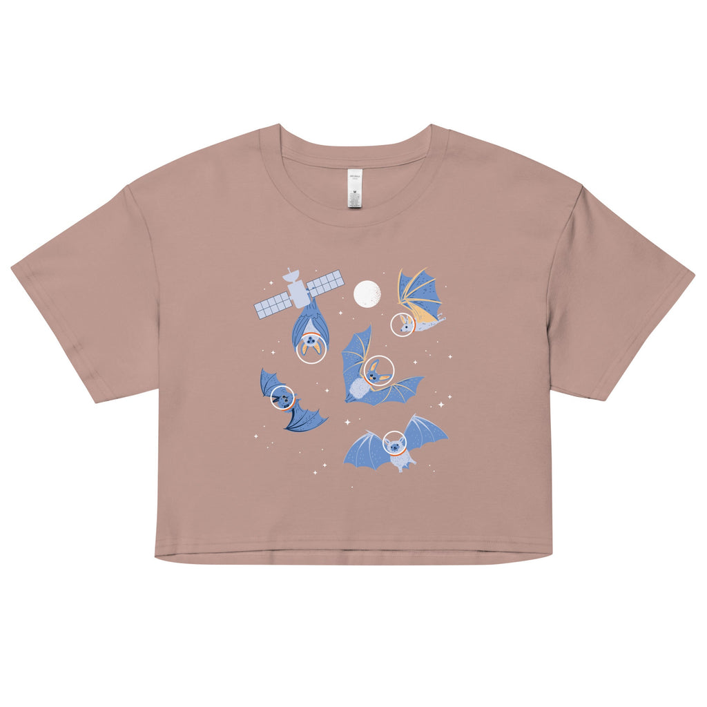 Bats In Space Women's Crop Tee