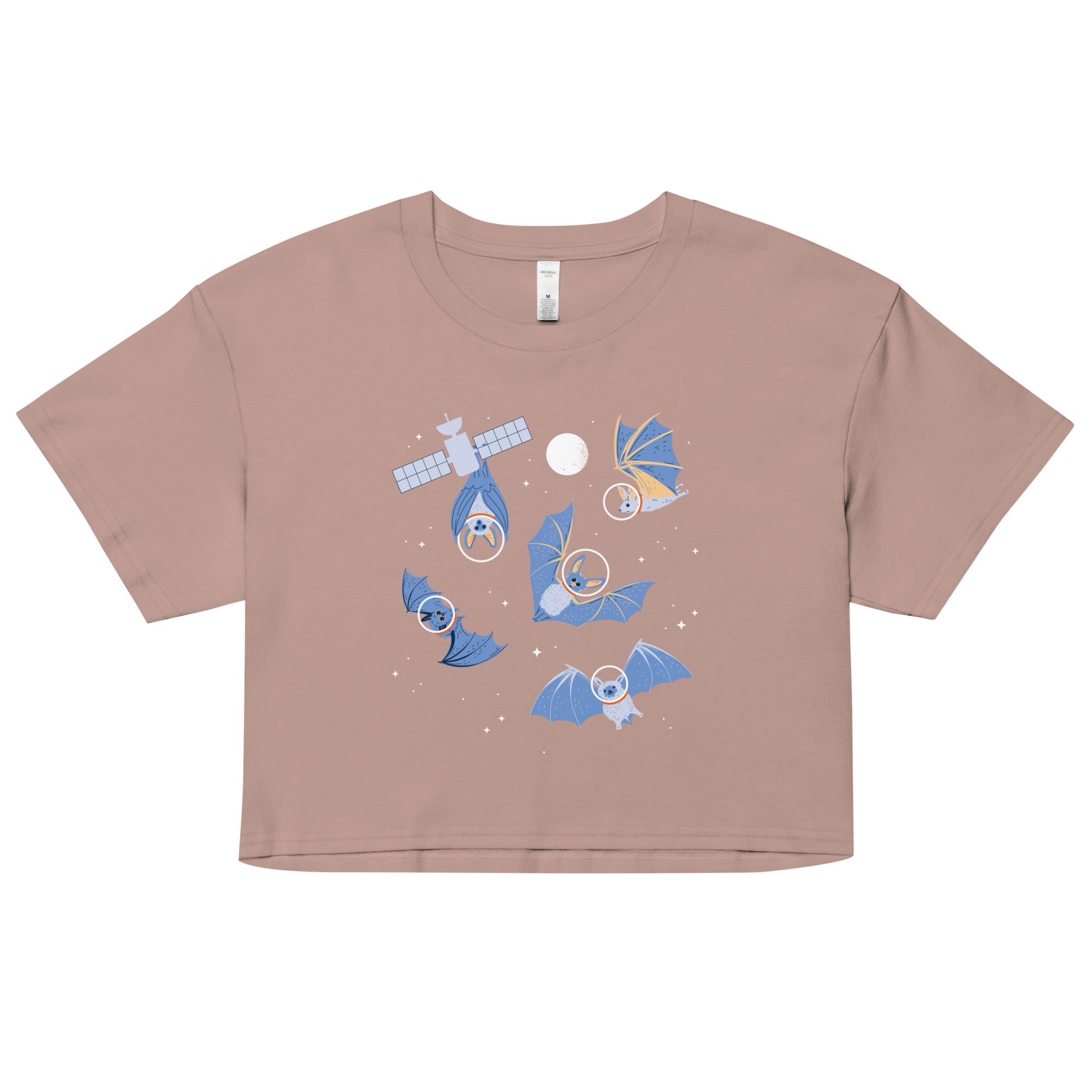 Bats In Space Women's Crop Tee