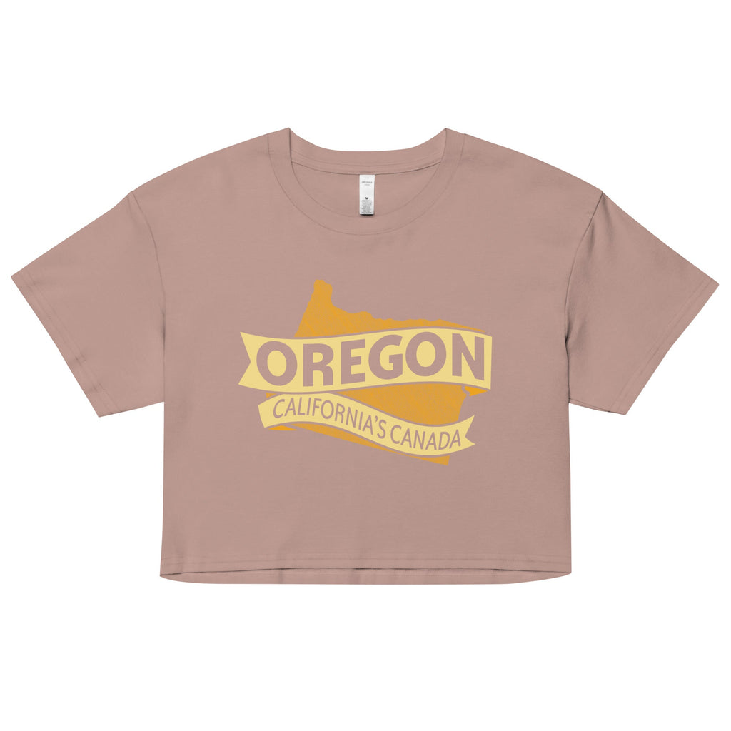 Oregon California's Canada Women's Crop Tee
