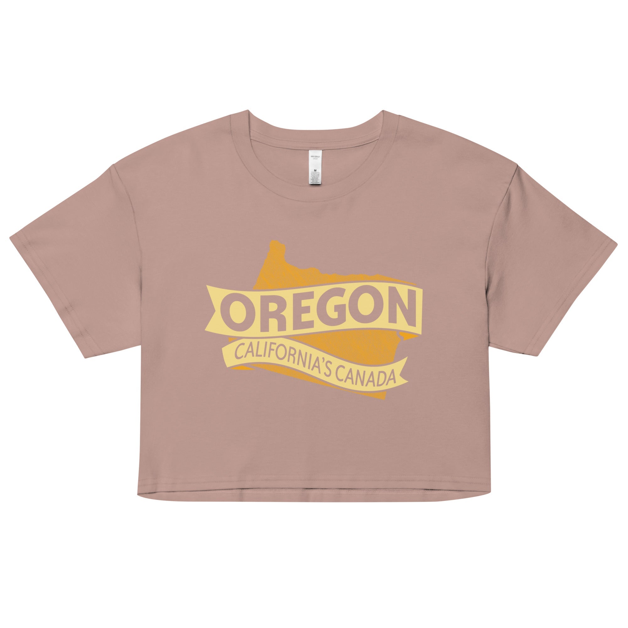 Oregon California's Canada Women's Crop Tee