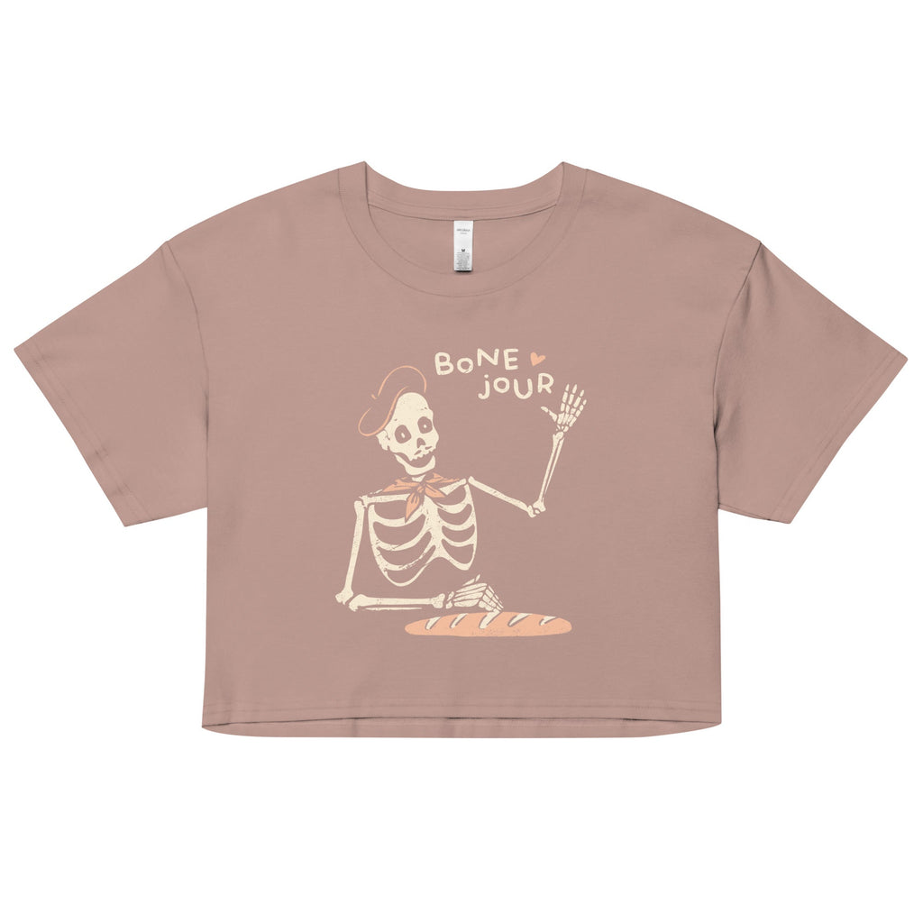 Bone Jour Women's Crop Tee