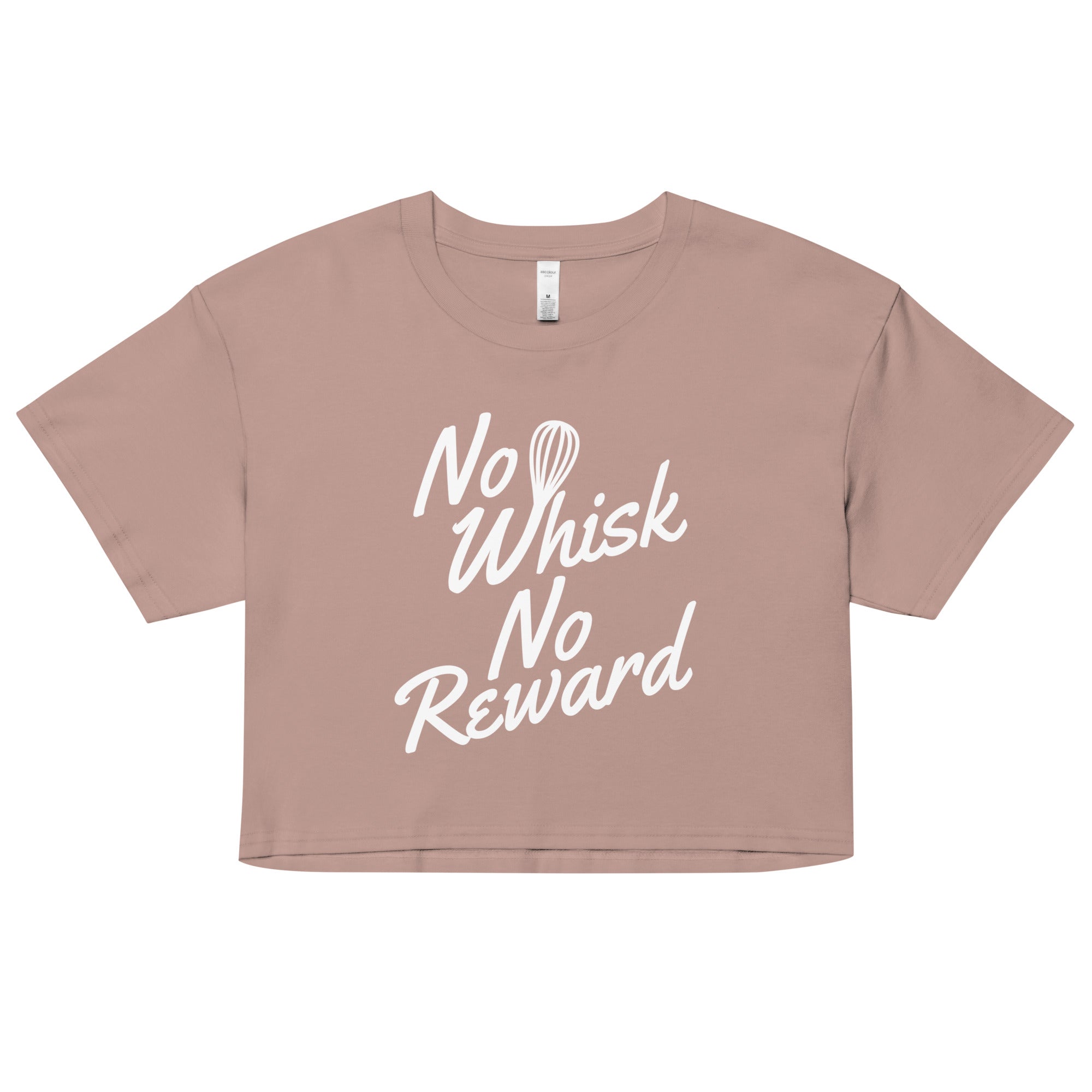 No Whisk No Reward Women's Crop Tee