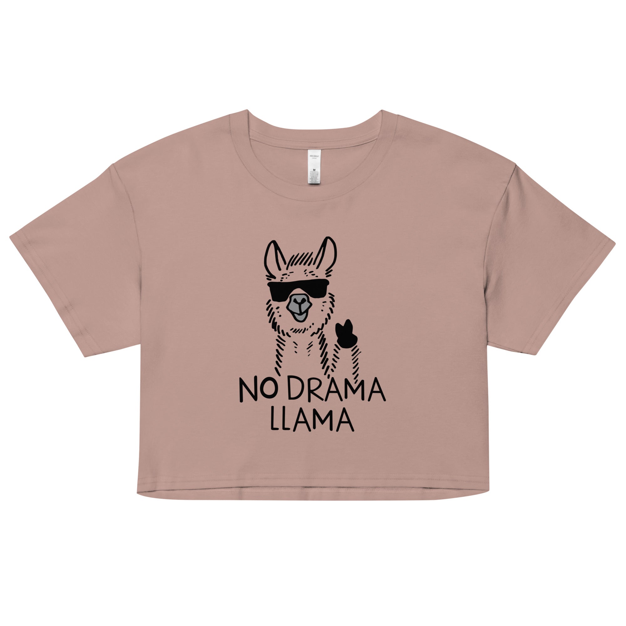 No Drama Llama Women's Crop Tee