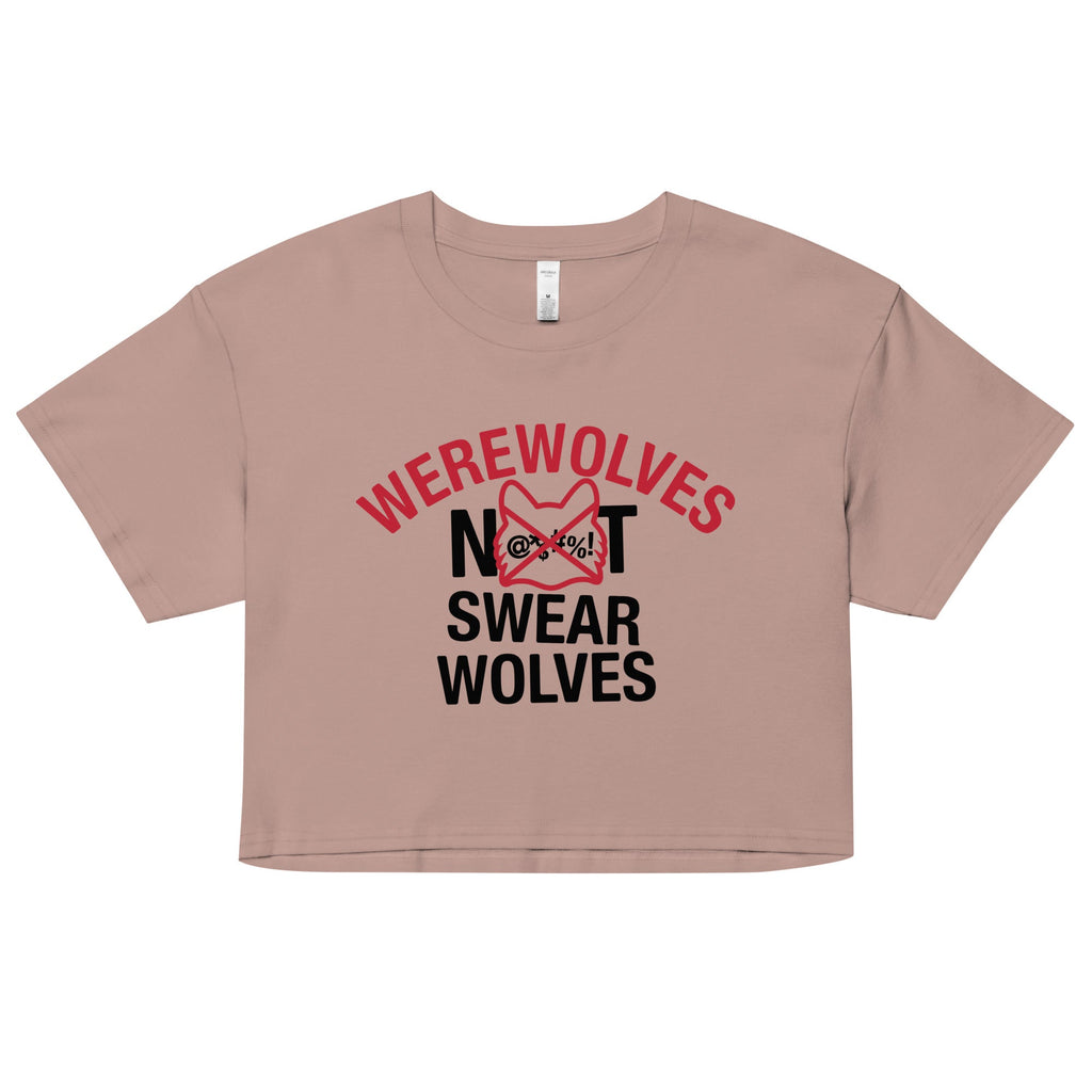 Werewolves Not Swearwolves Women's Crop Tee