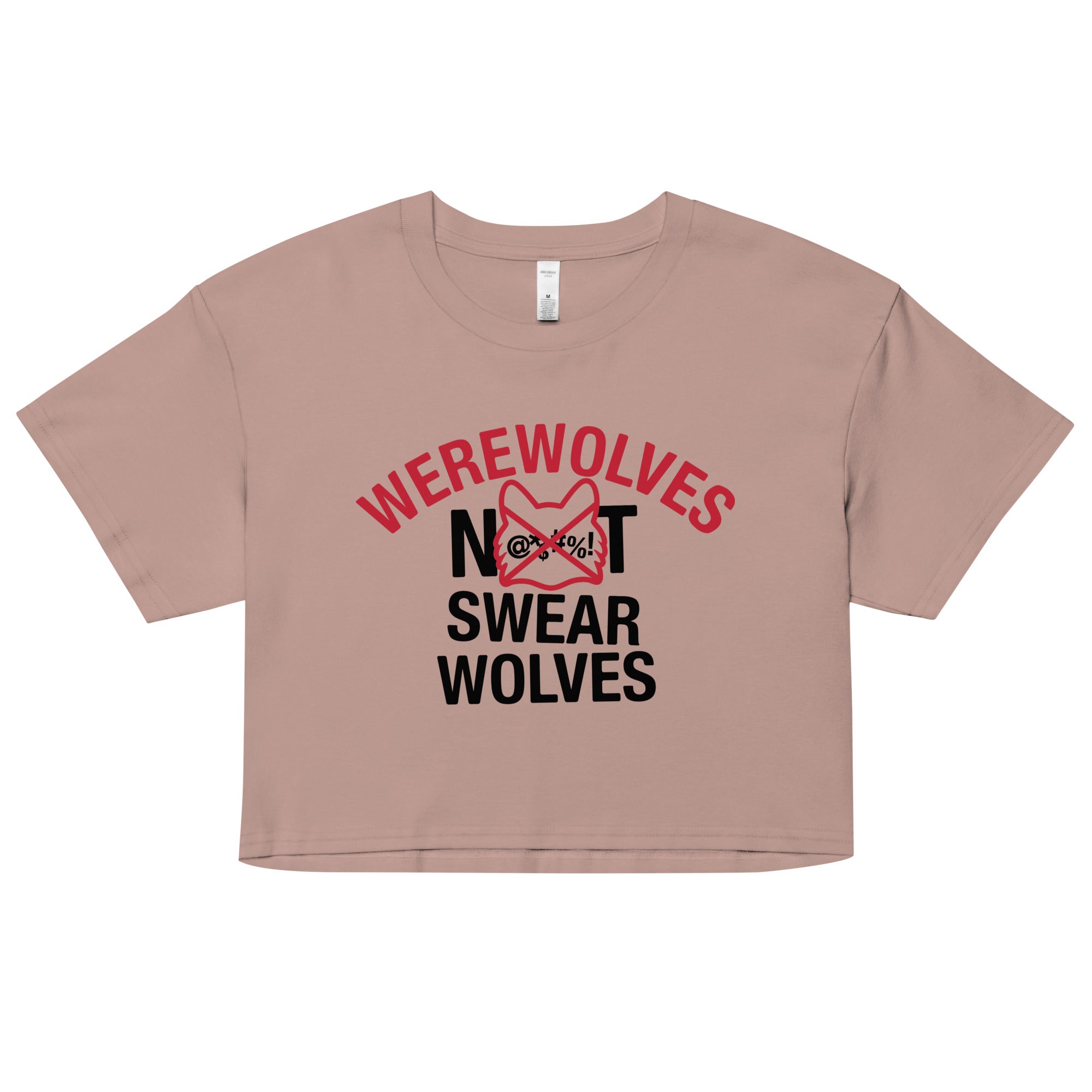 Werewolves Not Swearwolves Women's Crop Tee