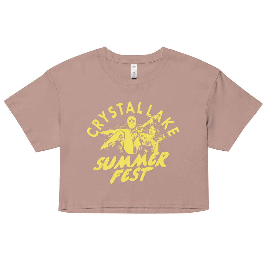 Crystal Lake Summer Fest Women's Crop Tee