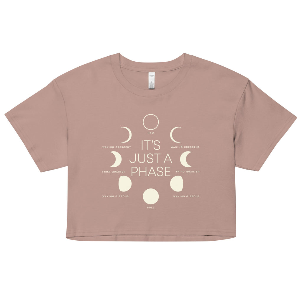 It's Just A Phase Women's Crop Tee