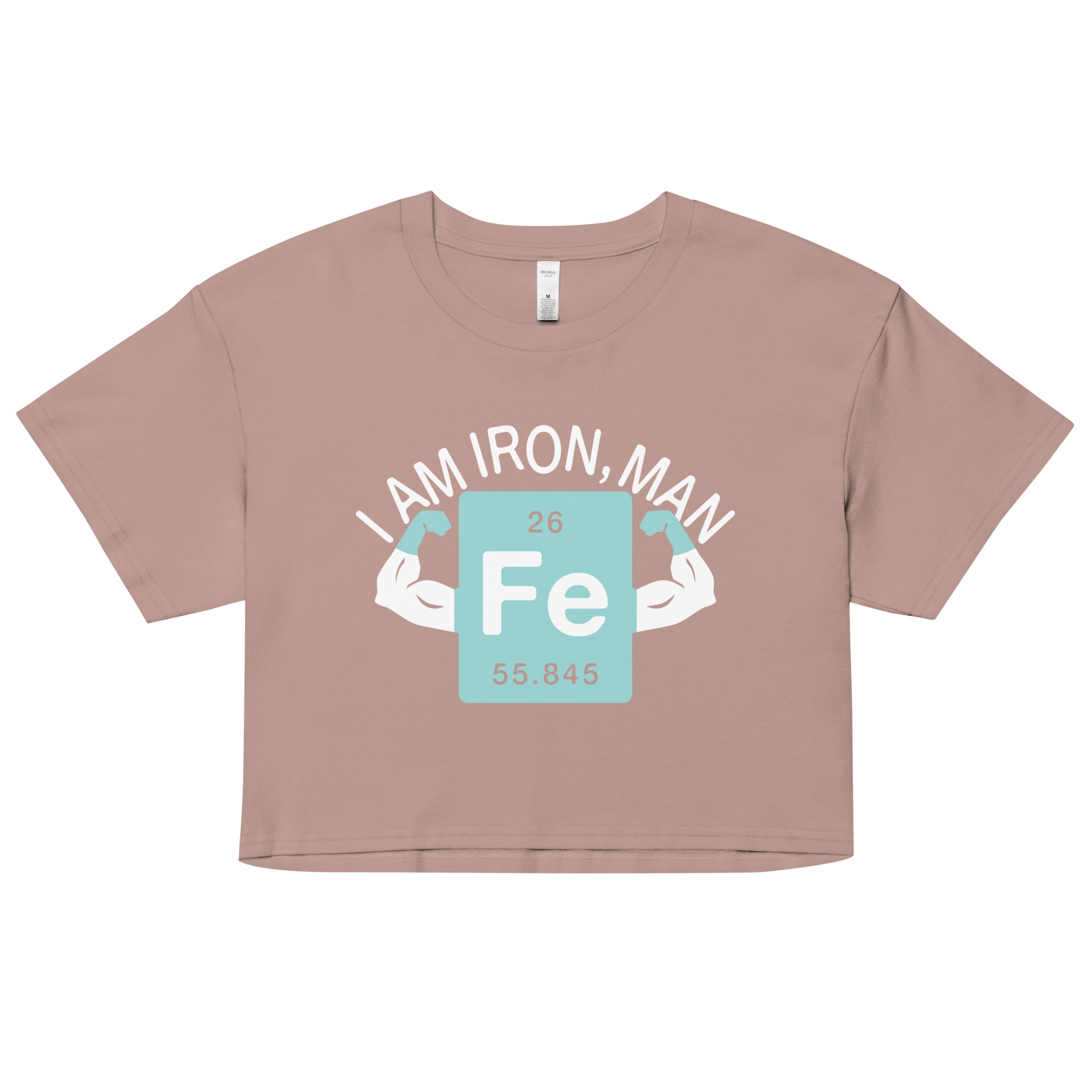 I Am Iron, Man Women's Crop Tee