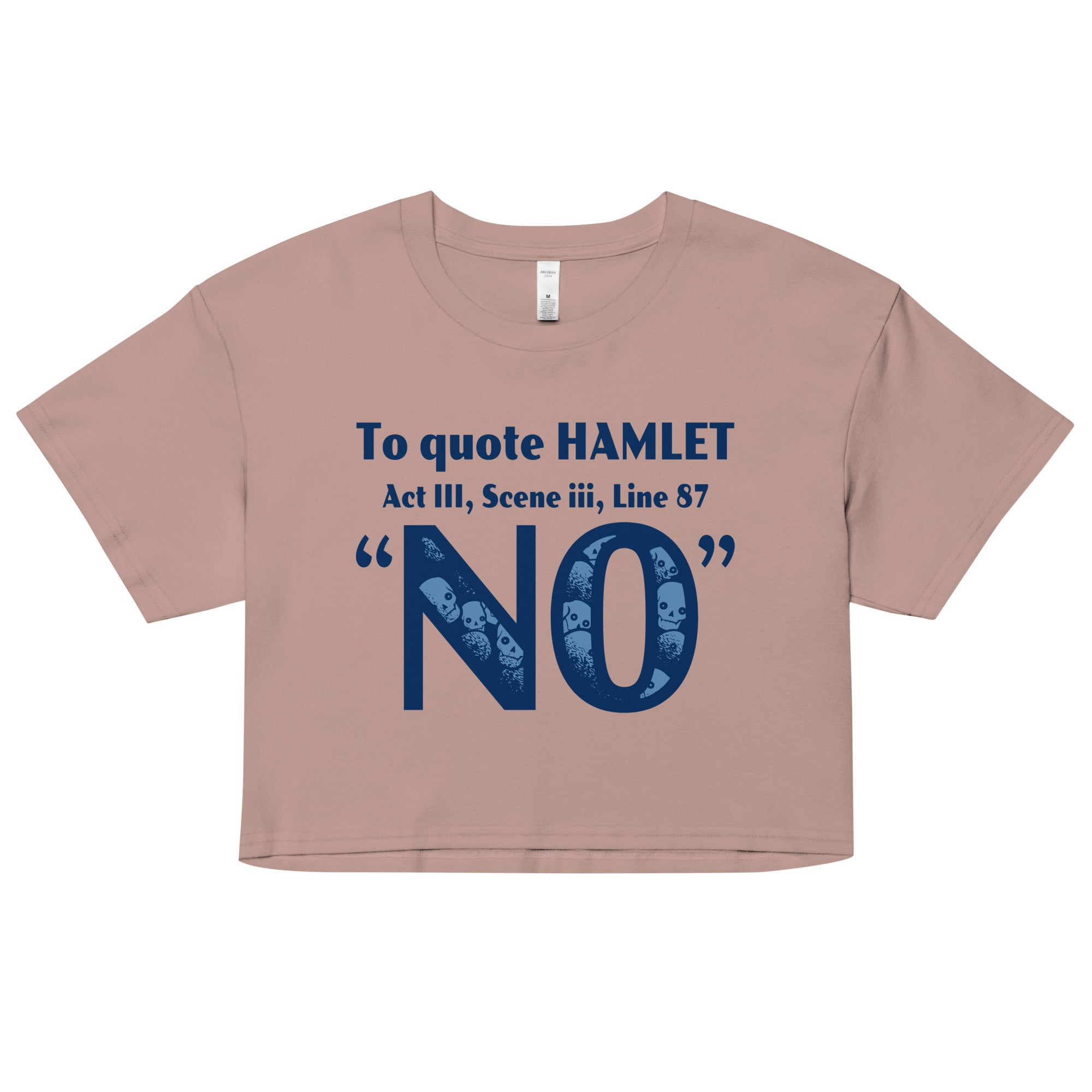 To Quote Hamlet Women's Crop Tee