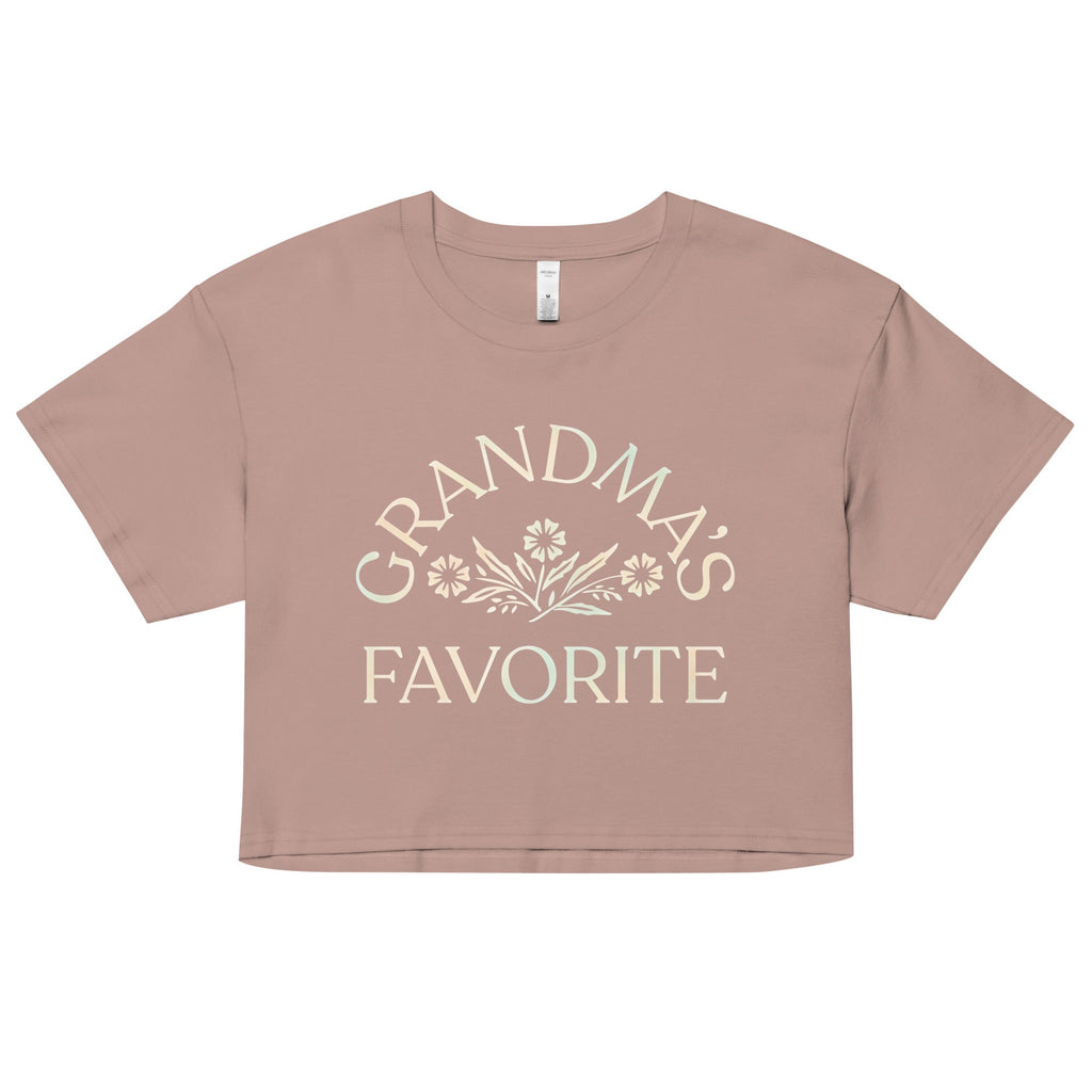 Grandma's Favorite Women's Crop Tee