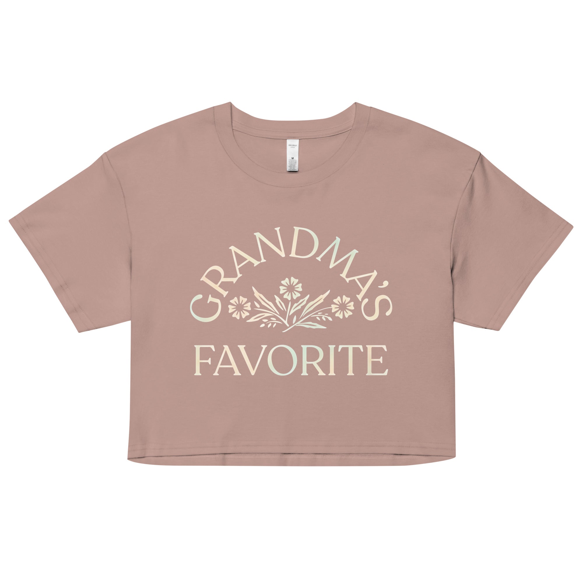 Grandma's Favorite Women's Crop Tee
