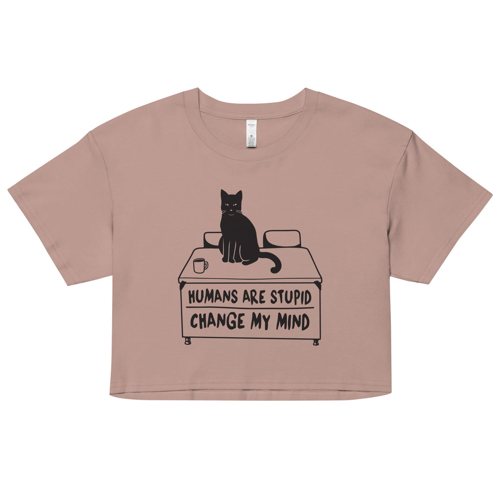 Humans Are Stupid Women's Crop Tee