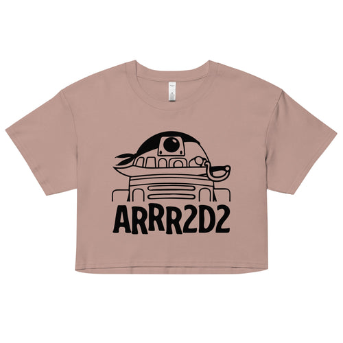 ARRR2D2 Women's Crop Tee