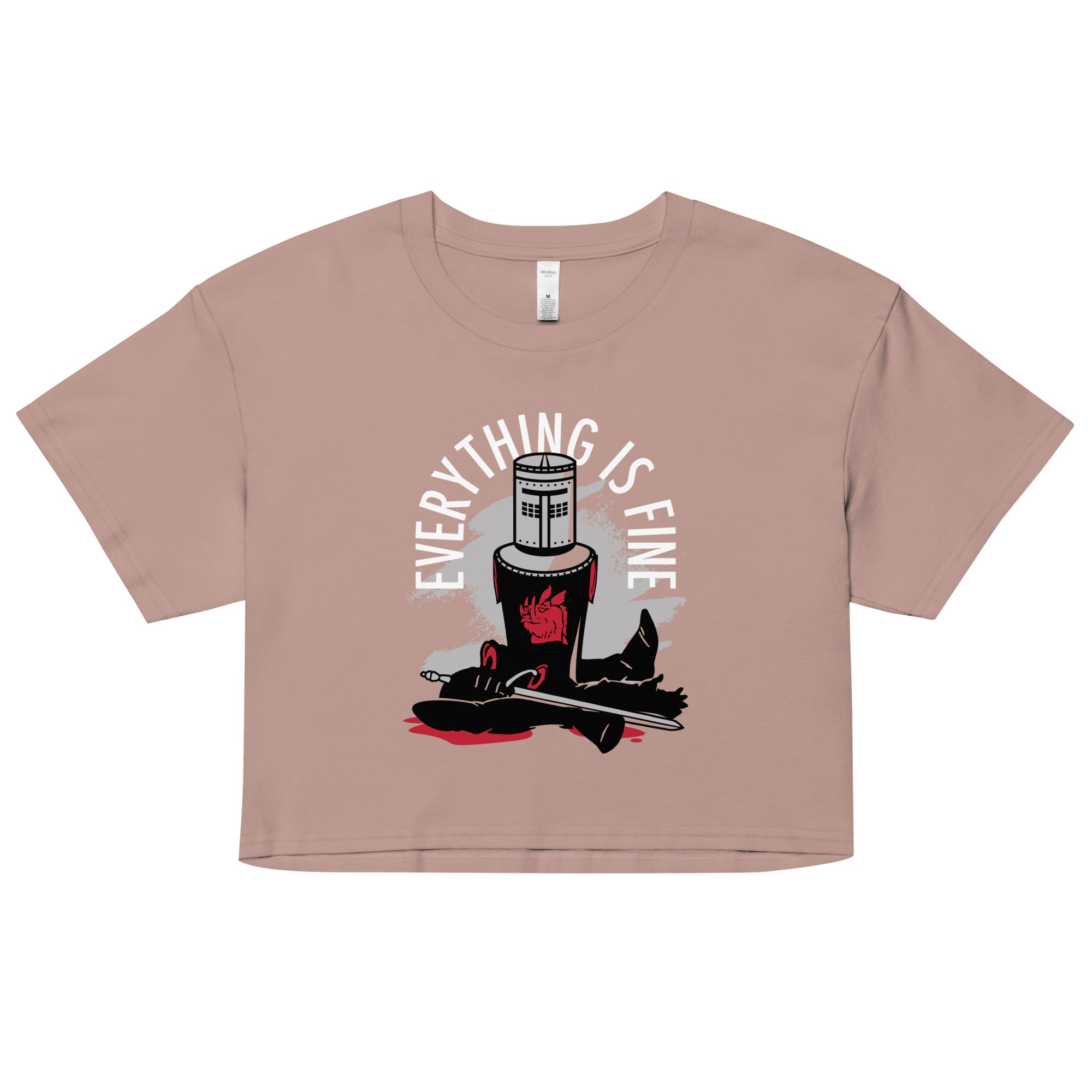 Everything Is Fine Women's Crop Tee