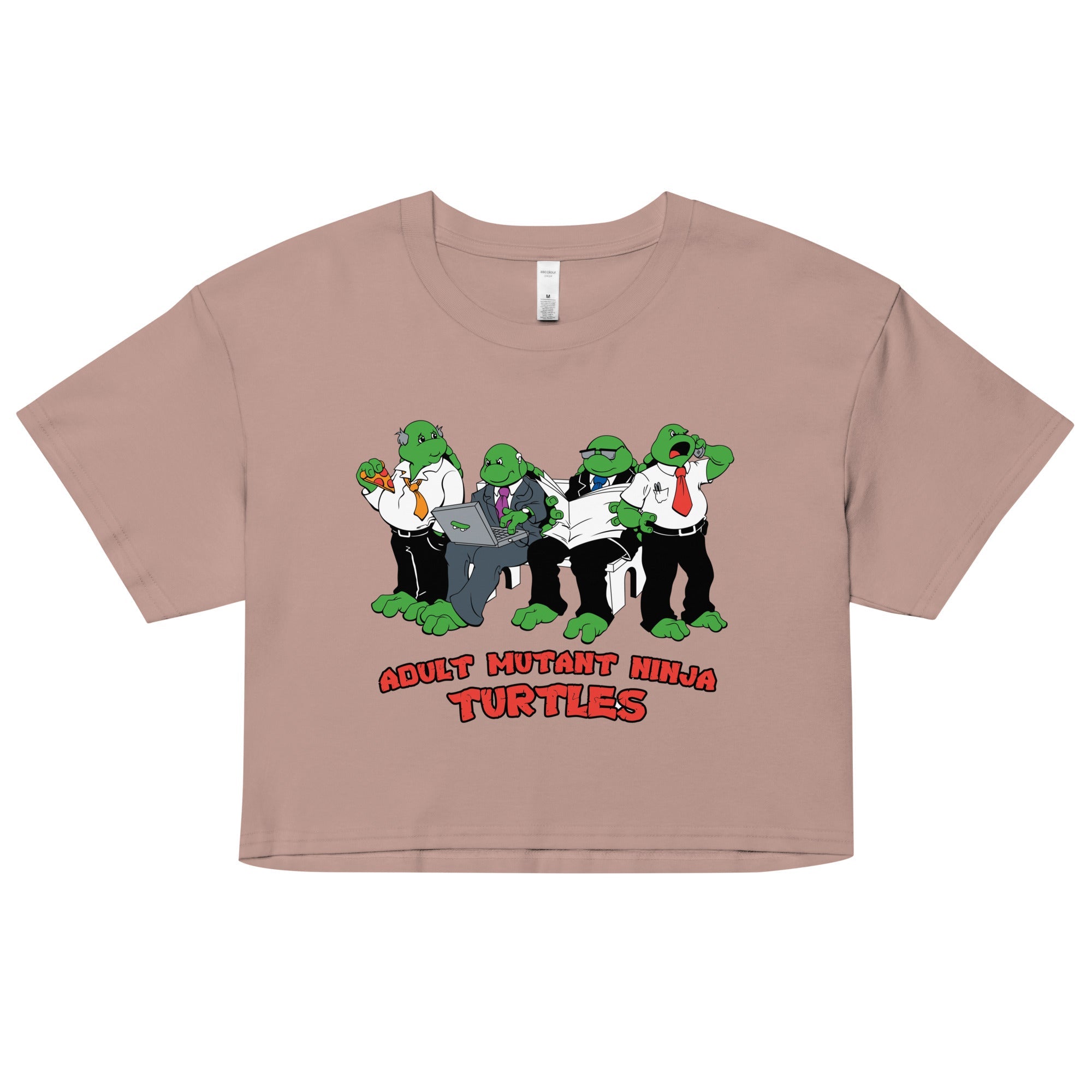 Adult Mutant Ninja Turtles Women's Crop Tee