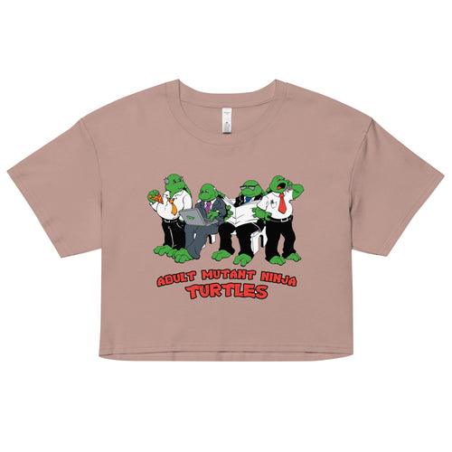 Adult Mutant Ninja Turtles Women's Crop Tee