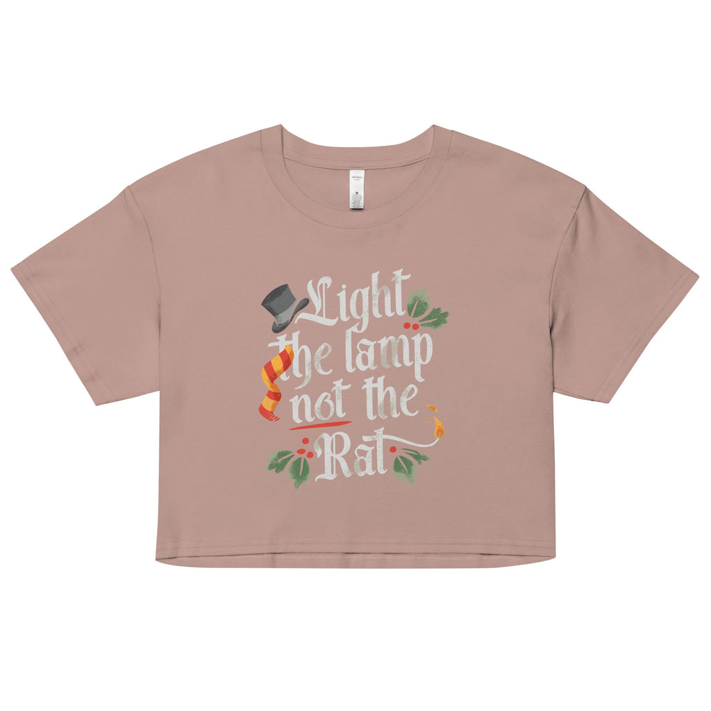 Light The Lamp Not The Rat Women's Crop Tee