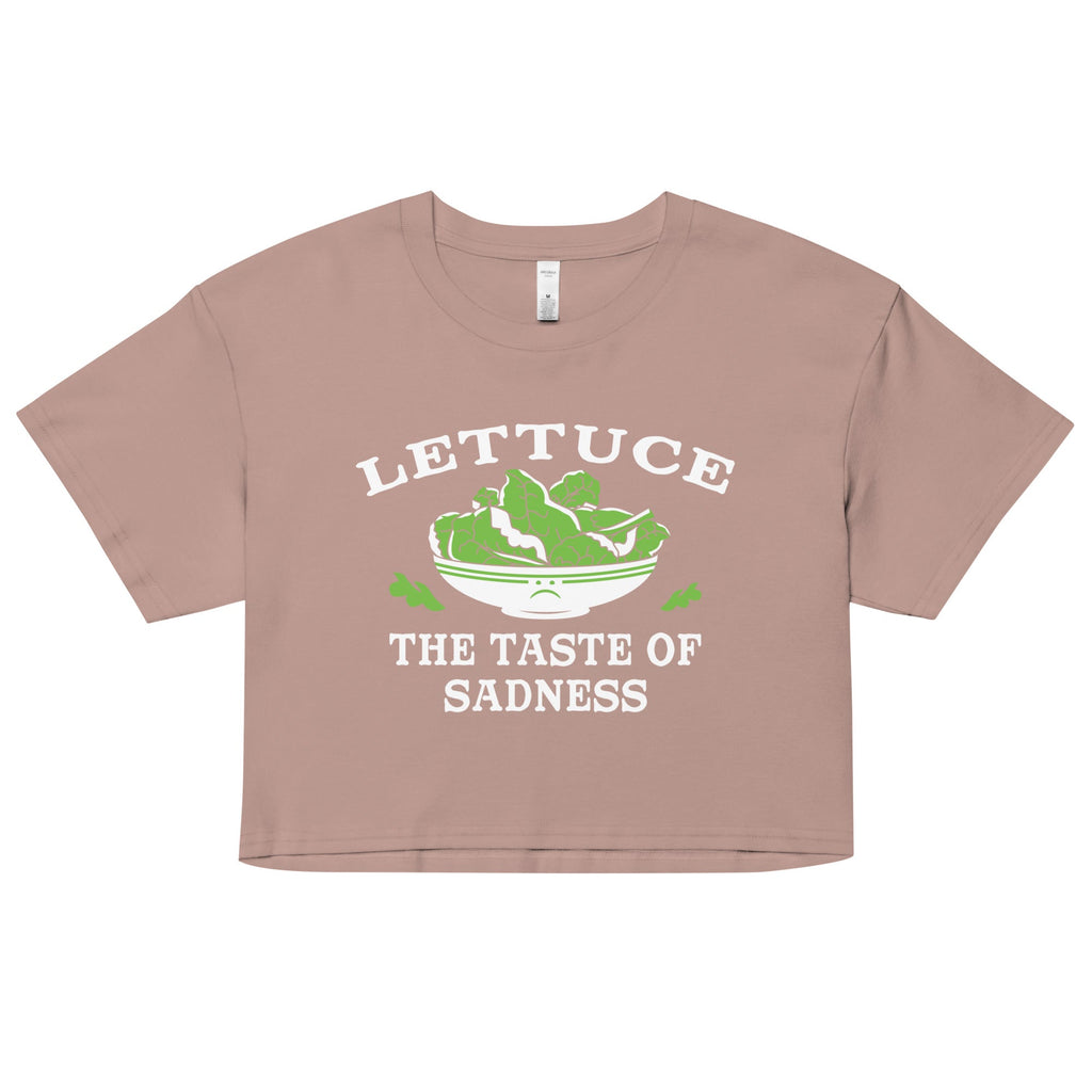 Lettuce, The Taste Of Sadness Women's Crop Tee