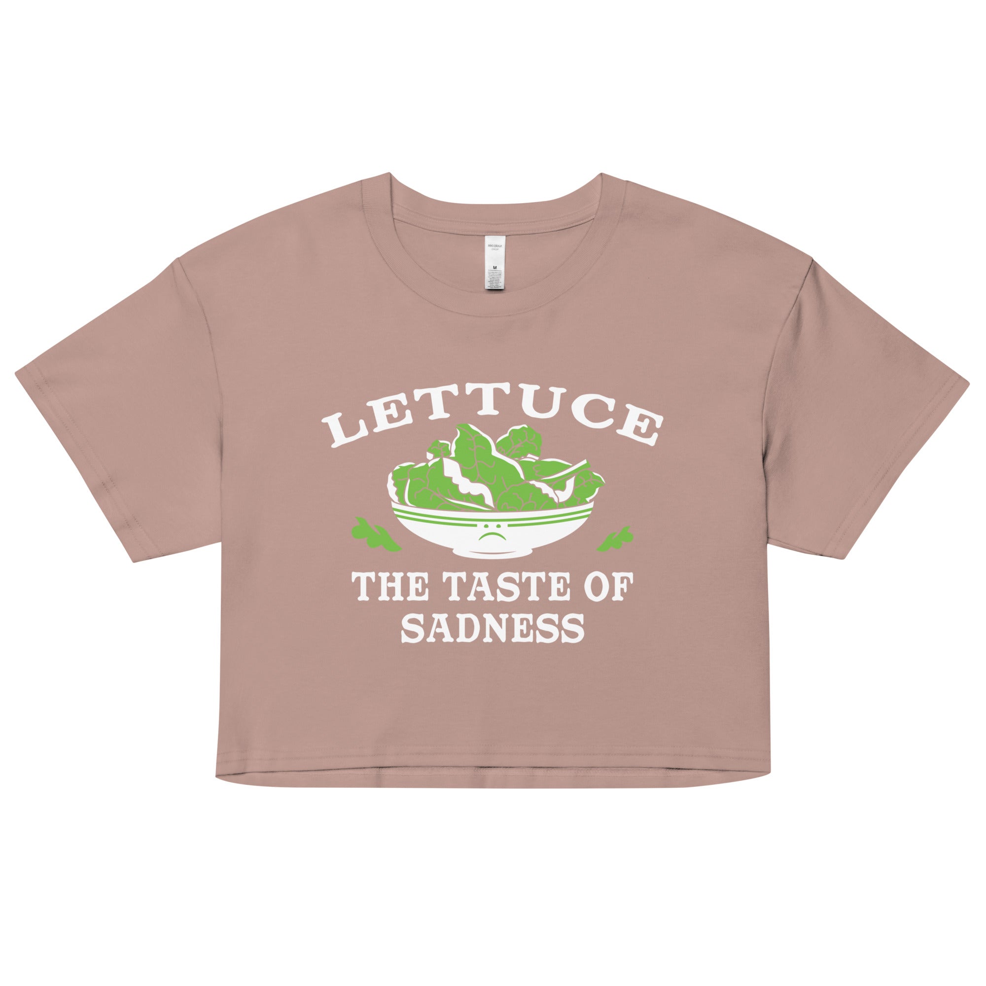Lettuce, The Taste Of Sadness Women's Crop Tee