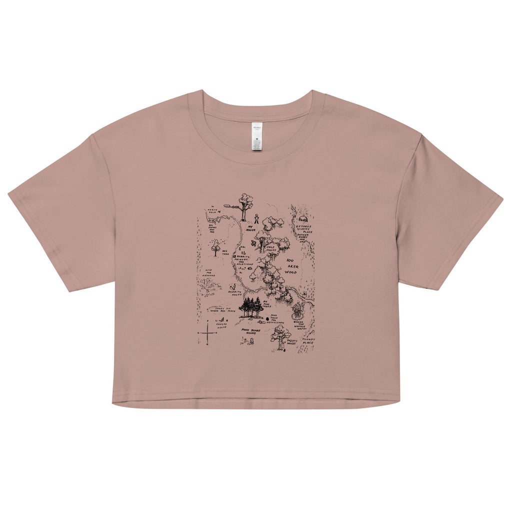 100 Acre Map Women's Crop Tee