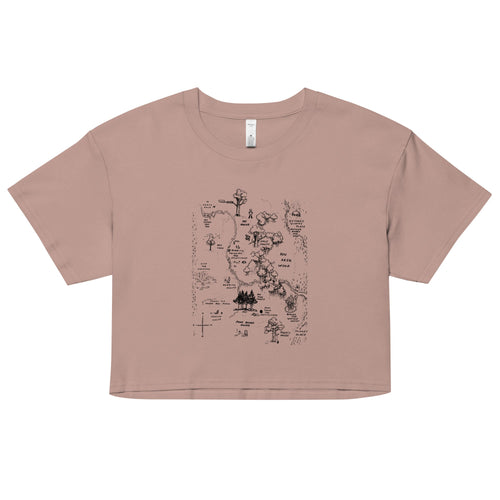 100 Acre Map Women's Crop Tee