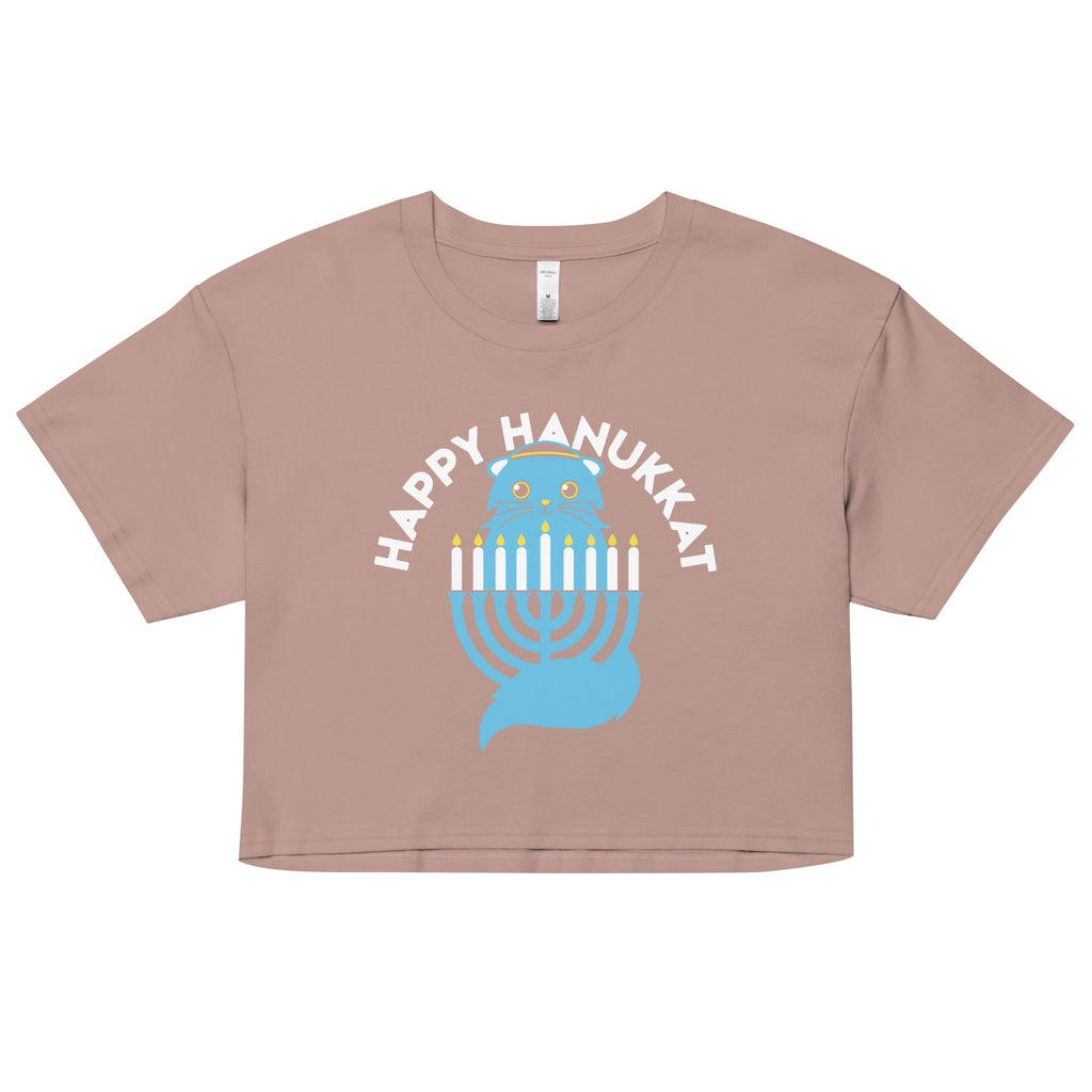 Happy Hanukkat Women's Crop Tee