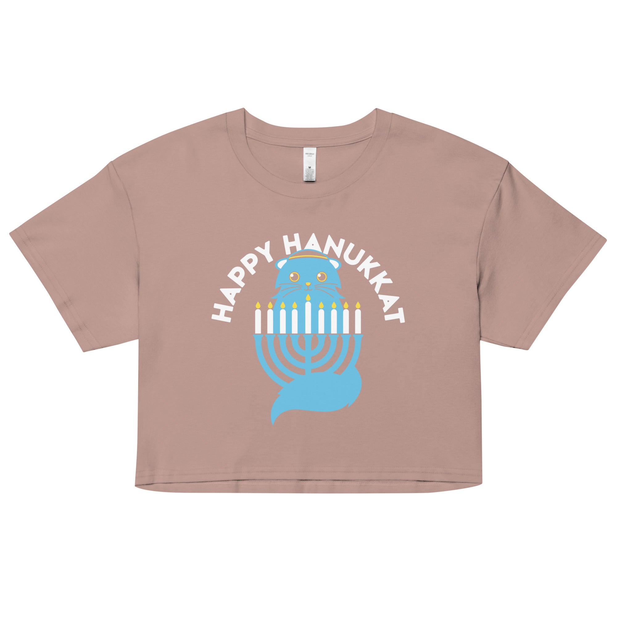 Happy Hanukkat Women's Crop Tee