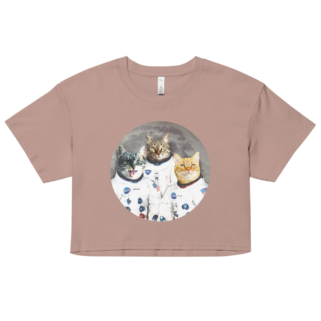 Catstronauts Women's Crop Tee