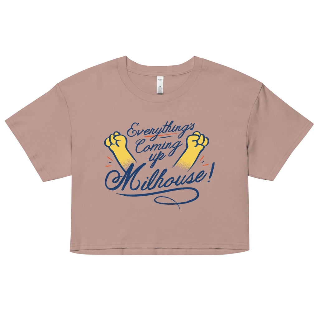Everything's Coming Up Milhouse! Women's Crop Tee