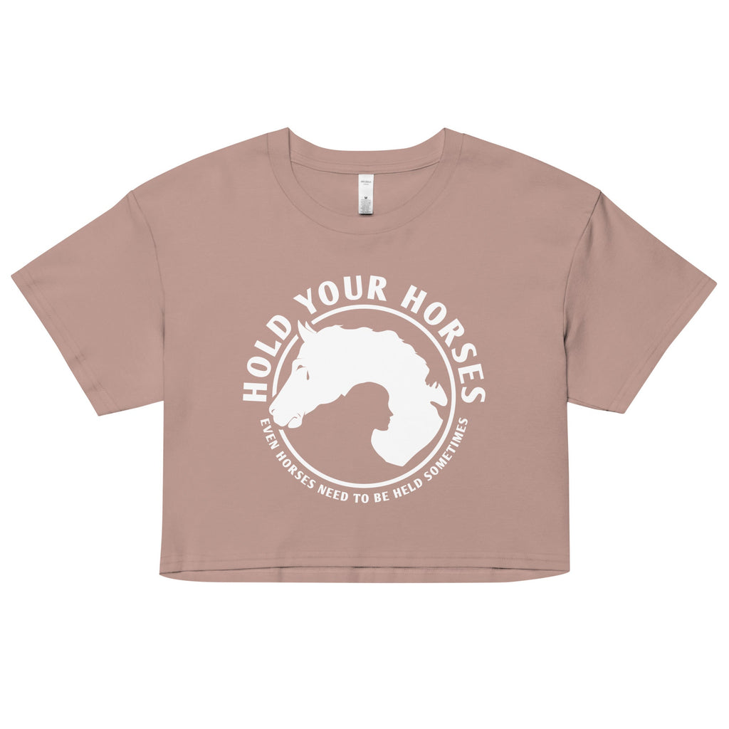 Hold Your Horses Women's Crop Tee