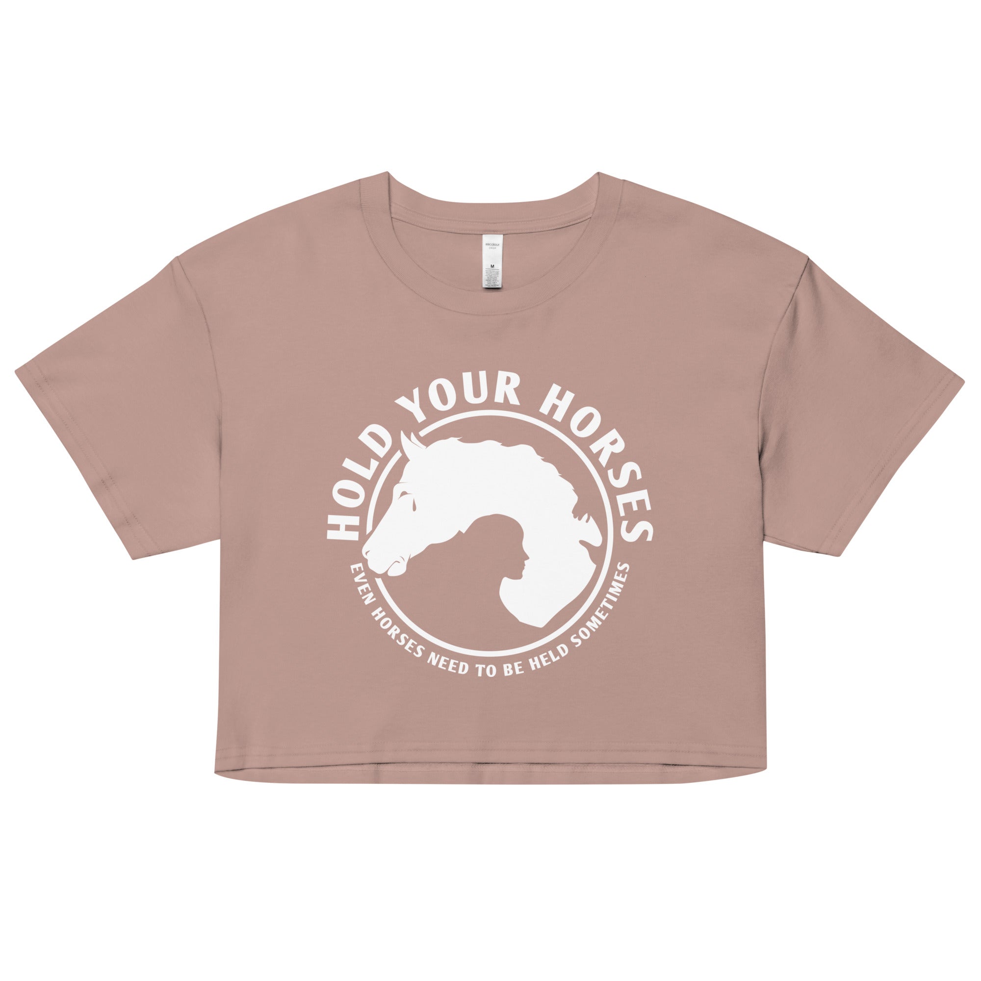Hold Your Horses Women's Crop Tee