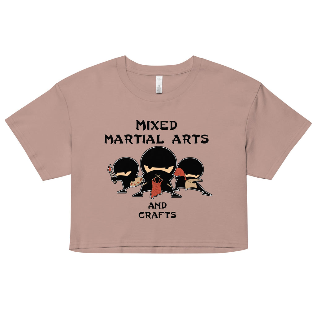 Mixed Martial Arts and Crafts Women's Crop Tee