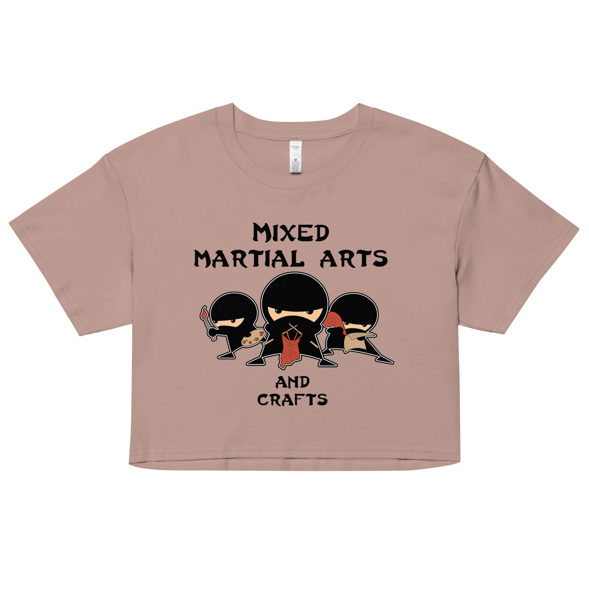 Mixed Martial Arts and Crafts Women's Crop Tee