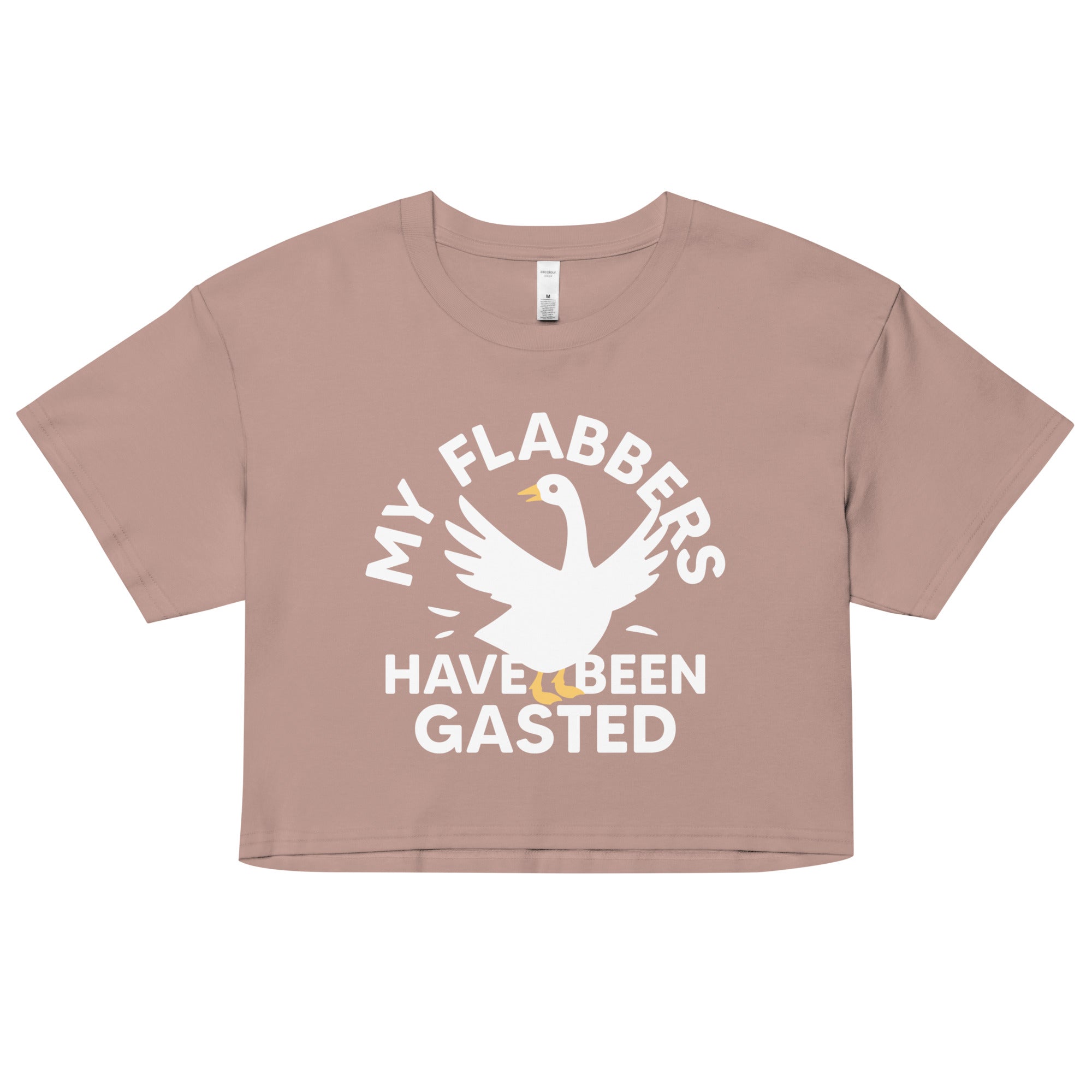 My Flabbers Have Been Gasted Women's Crop Tee