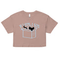 If I Fits, I Sits Women's Crop Tee