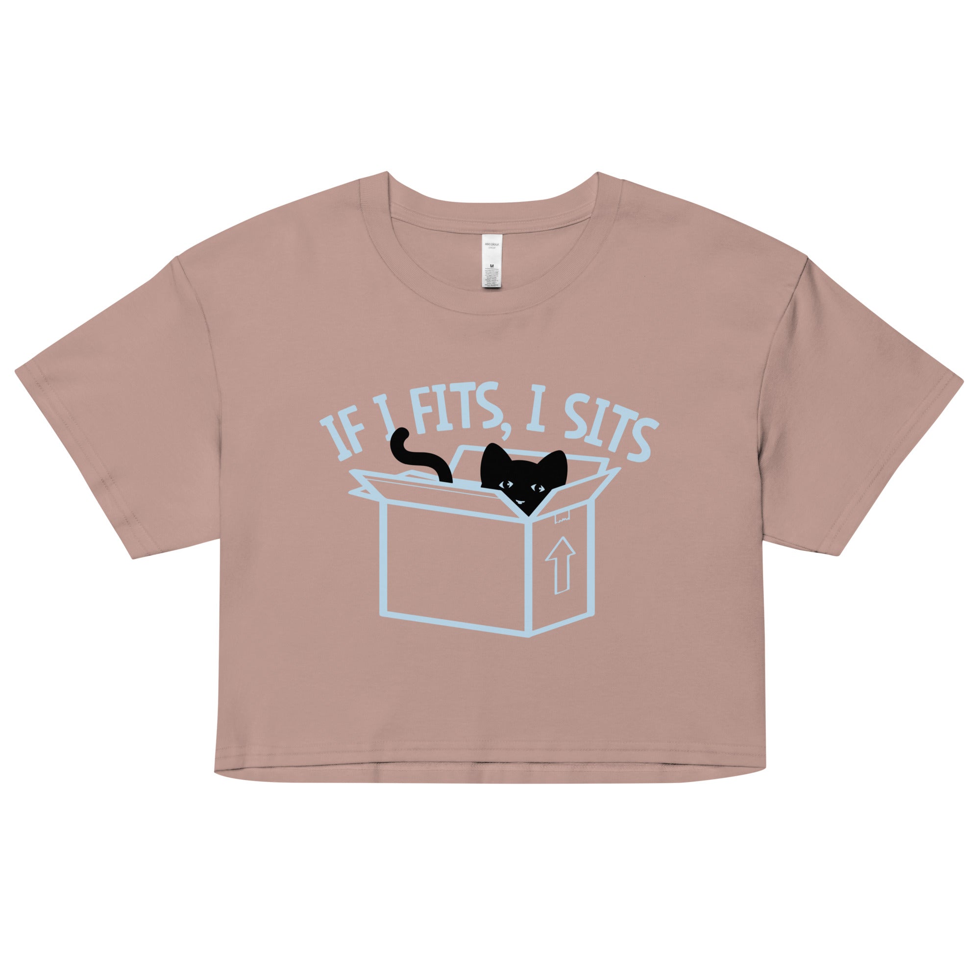 If I Fits, I Sits Women's Crop Tee