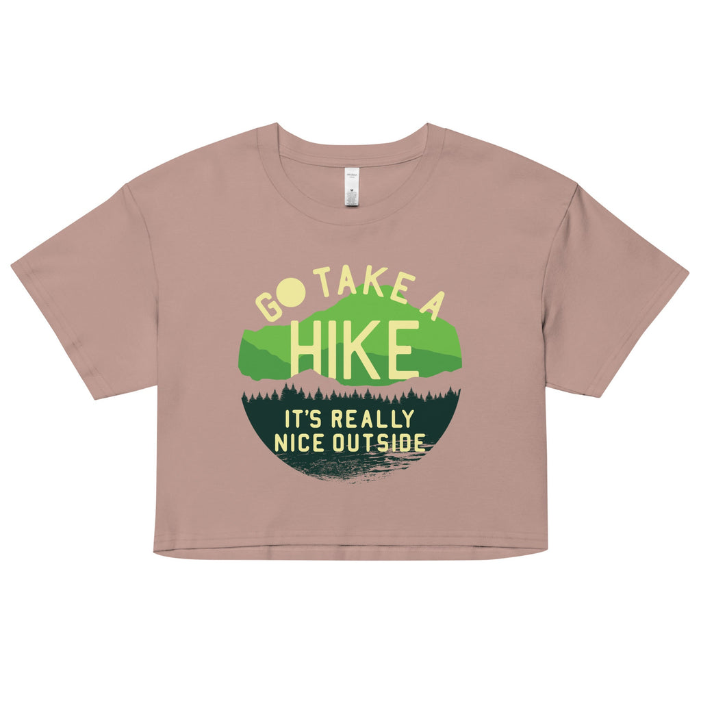 Go Take A Hike Women's Crop Tee