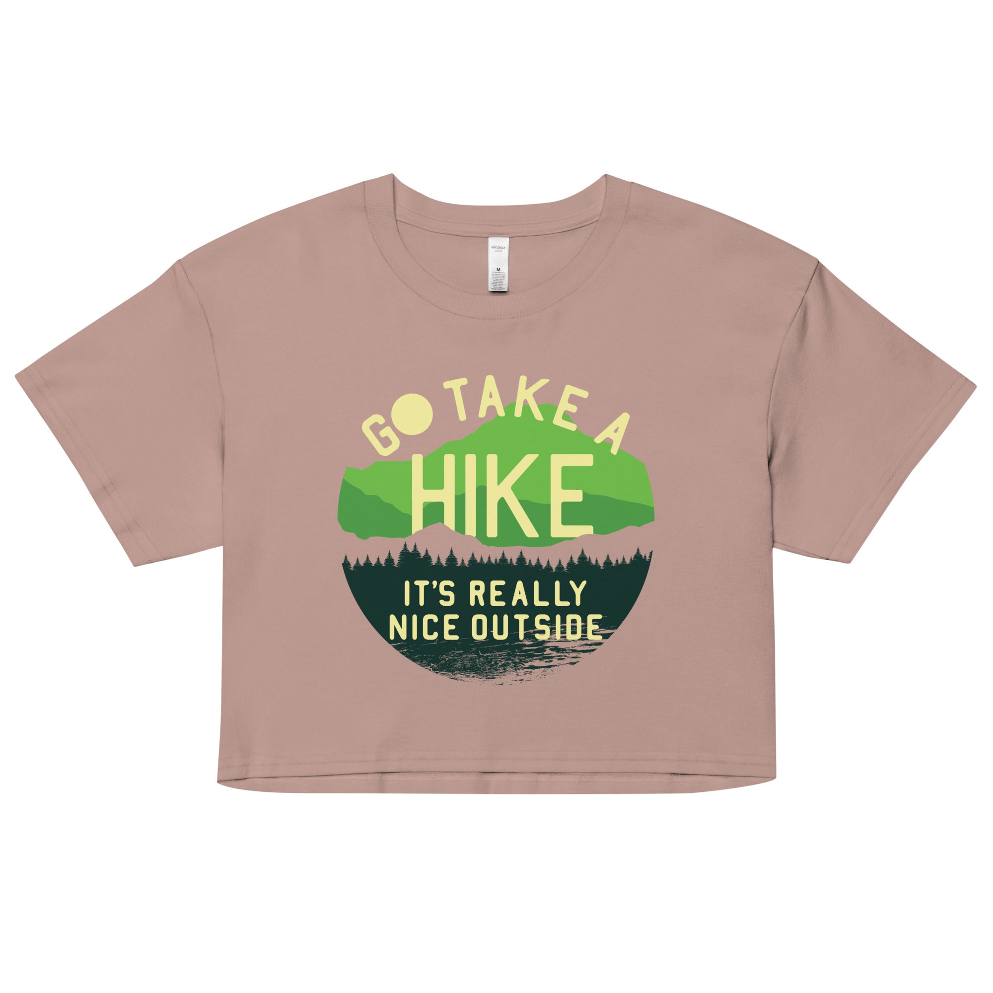 Go Take A Hike Women's Crop Tee