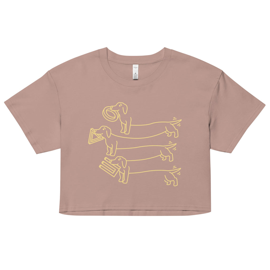 Puptical Illusion Women's Crop Tee