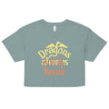 Dragons Always Know Women's Crop Tee