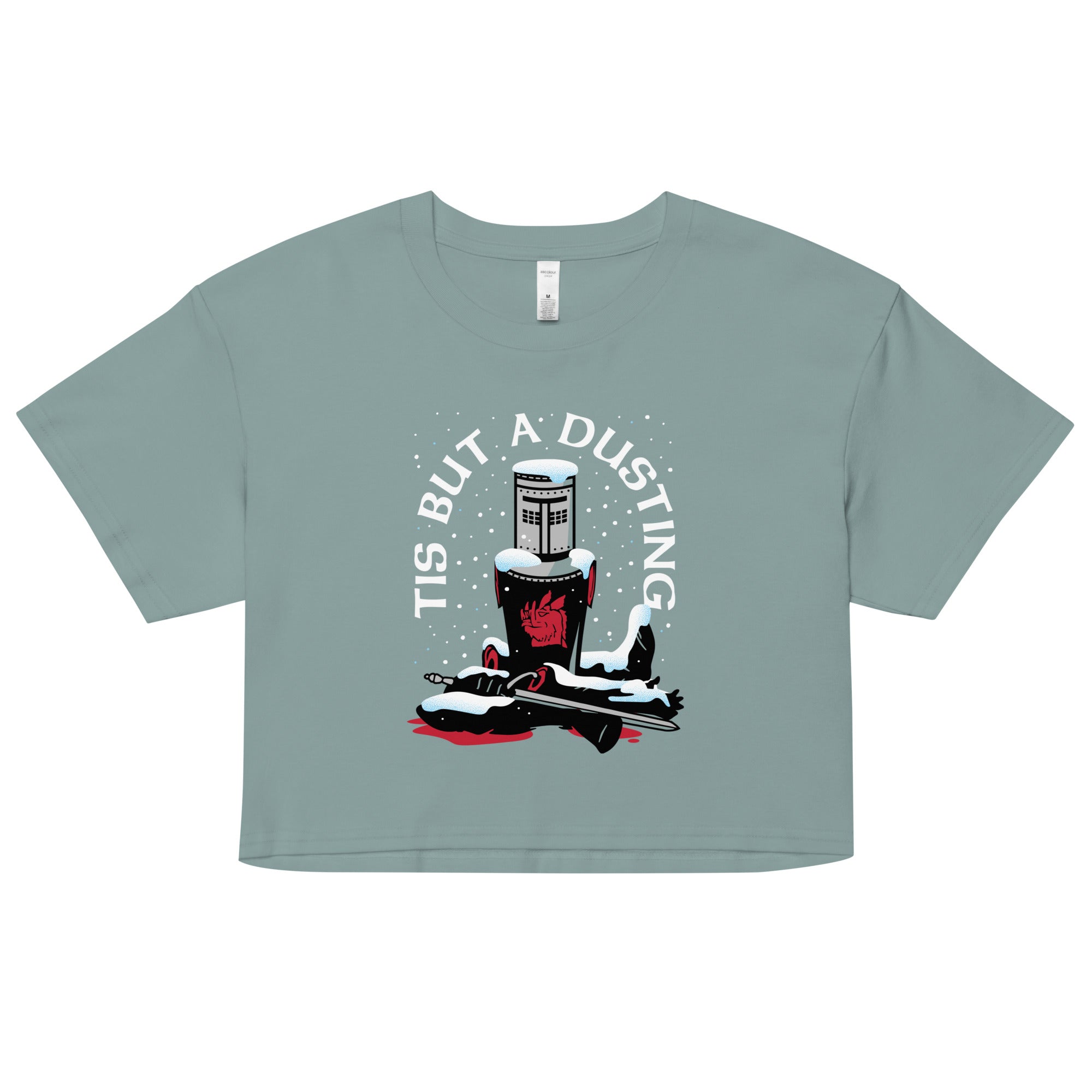 Tis But A Dusting Women's Crop Tee