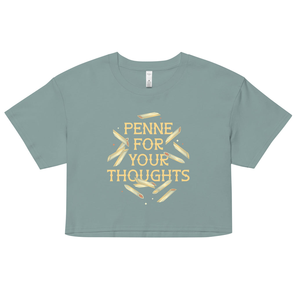 Penne For Your Thoughts Women's Crop Tee