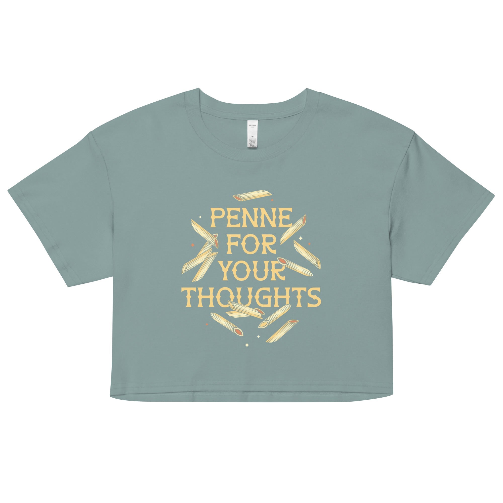 Penne For Your Thoughts Women's Crop Tee