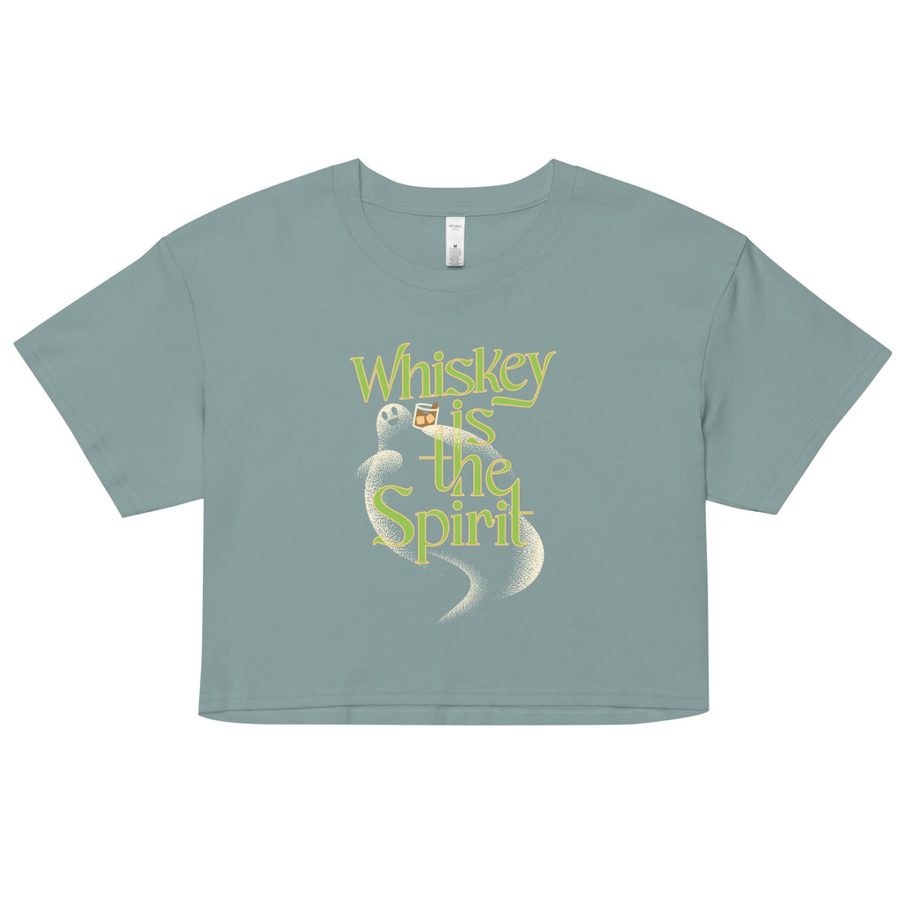 Whiskey Is The Spirit Women's Crop Tee