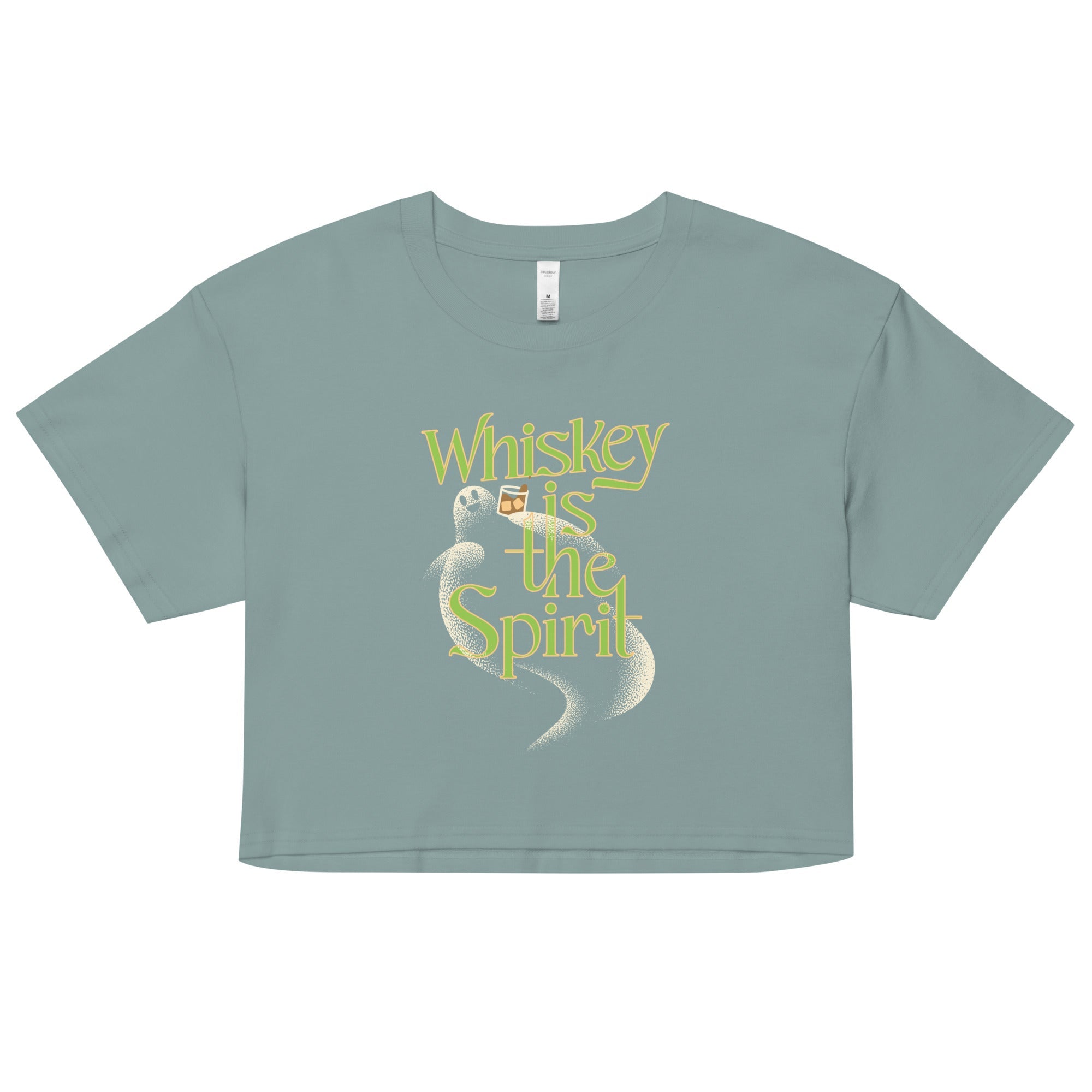 Whiskey Is The Spirit Women's Crop Tee