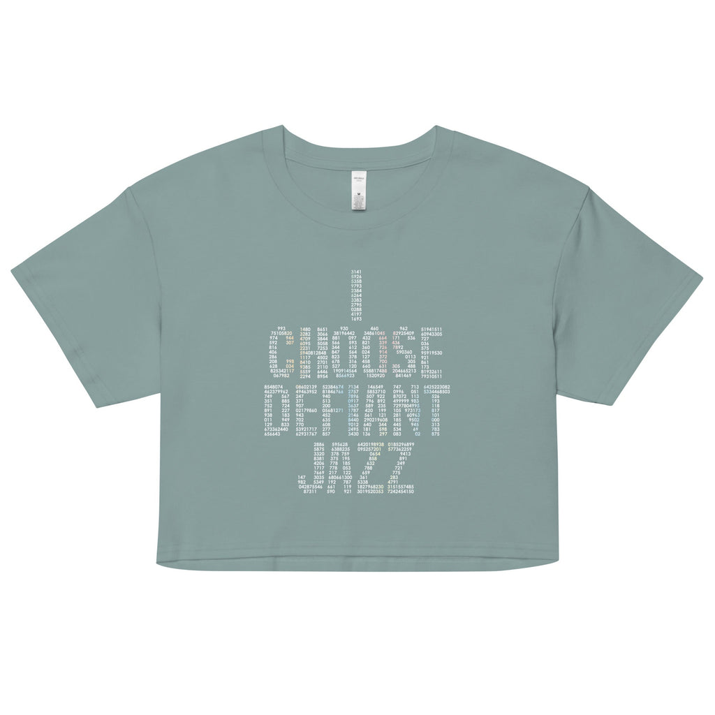 I Choose Defiant Jazz Women's Crop Tee