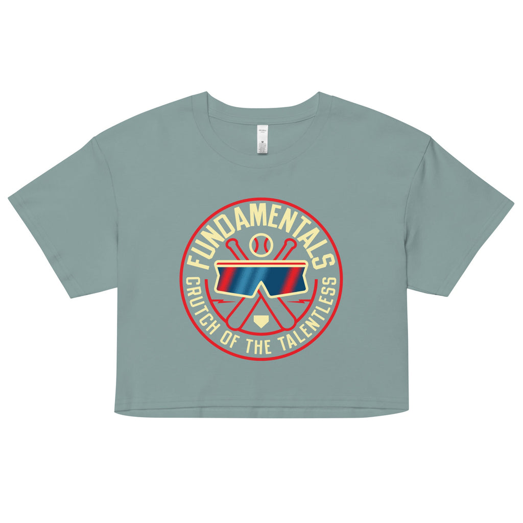 Fundamentals Crutch Of The Talentless Women's Crop Tee
